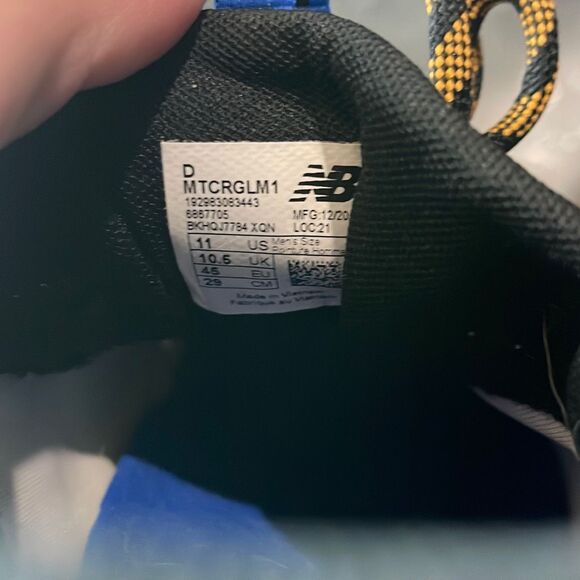 New Balance Fresh Foam Crag Trail Gray Trail Running Shoes MTCRGLM1 Men Size 11 - Picture 11 of 12